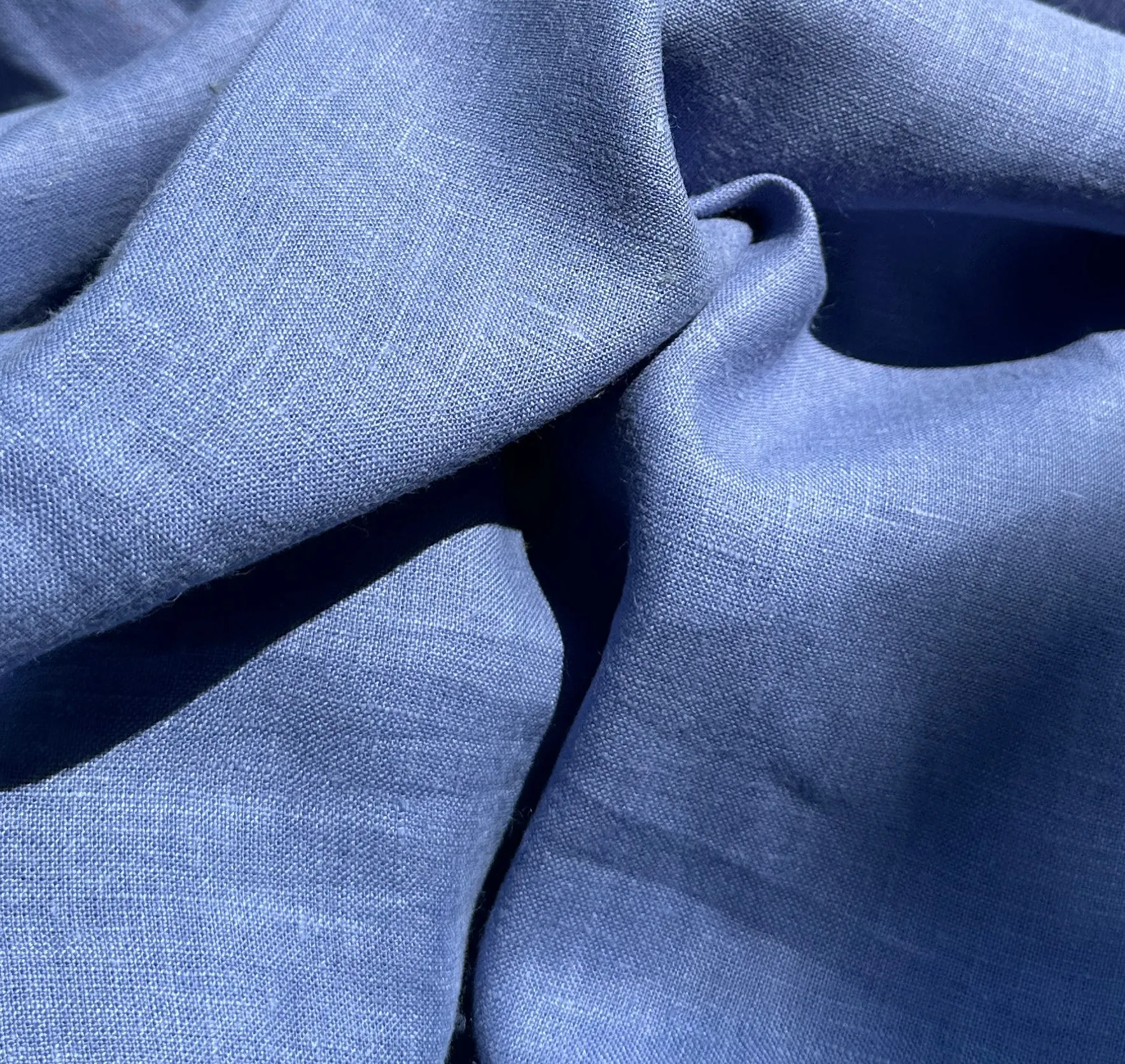 100% Linen 5.5 OZ Lithuanian Woven Fabric By the Yard