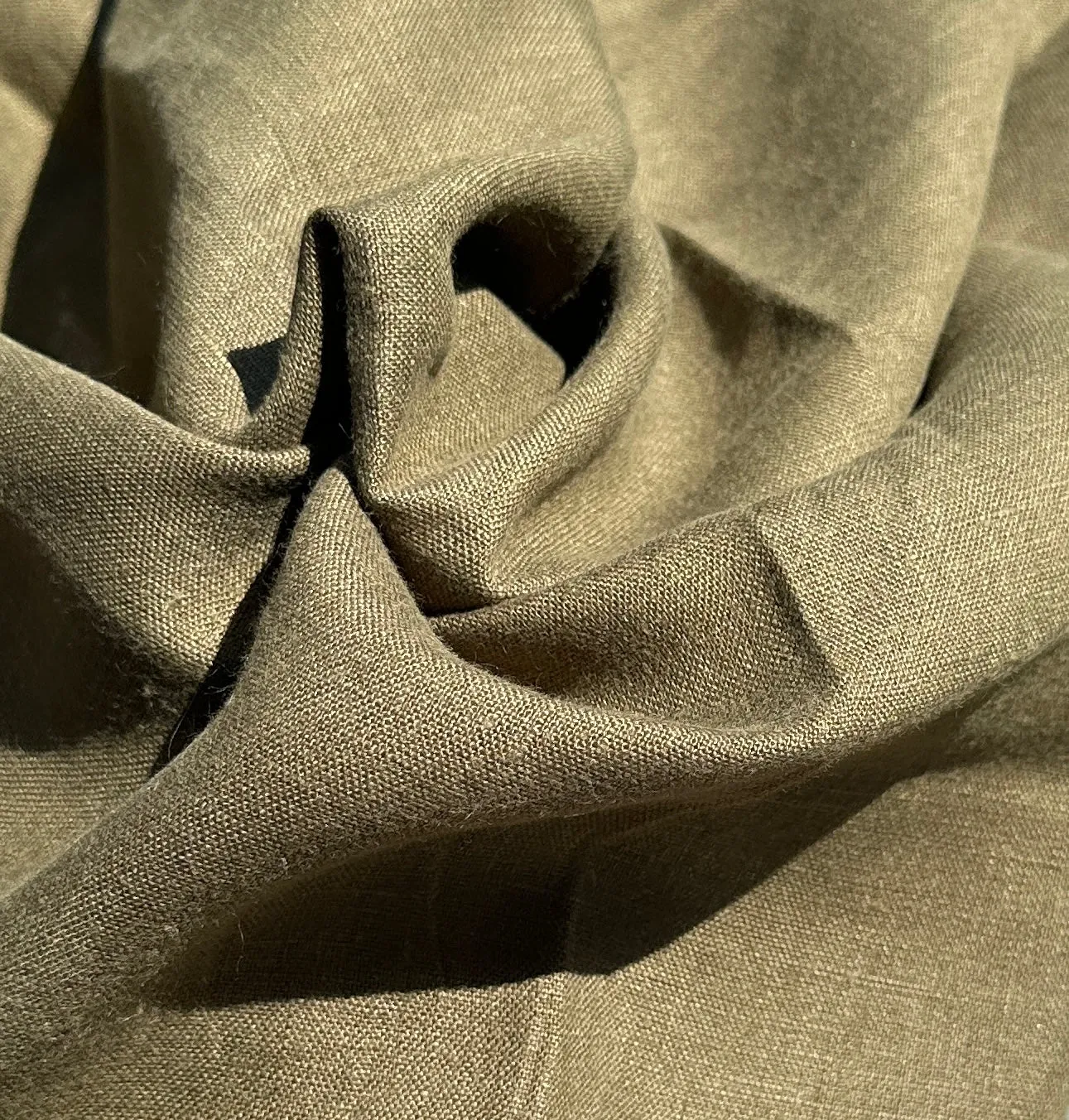 100% Linen 5.5 OZ Lithuanian Woven Fabric By the Yard