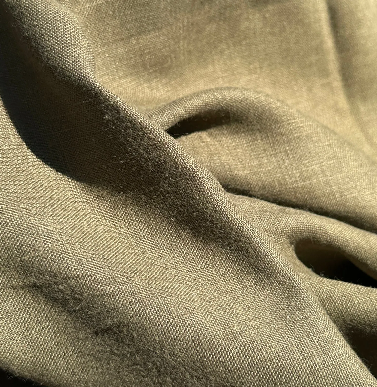 100% Linen 5.5 OZ Lithuanian Woven Fabric By the Yard