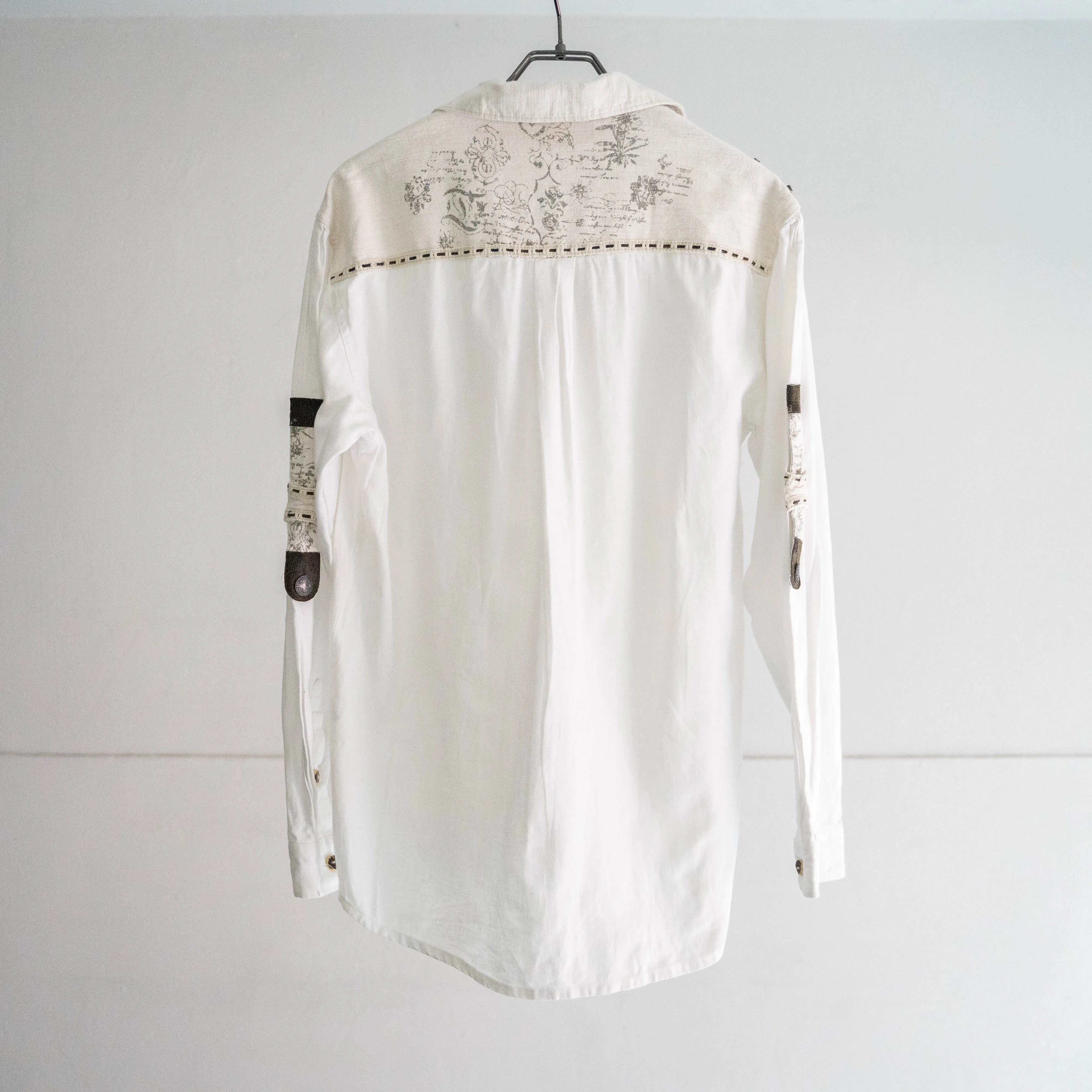 1990-2000s tyrolean like cotton × linen smock