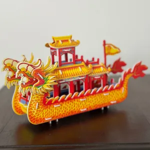 3D DIY Kit - Chinese Dragon Boat (33cm)