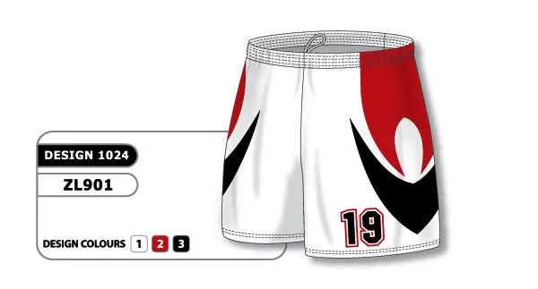 Athletic Knit Custom Sublimated Lacrosse Short Design 1024