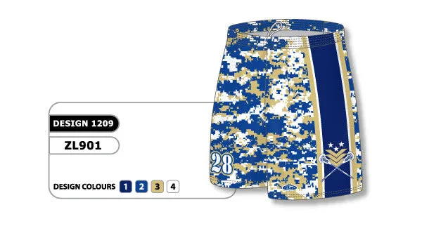 Athletic Knit Custom Sublimated Lacrosse Short Design 1209