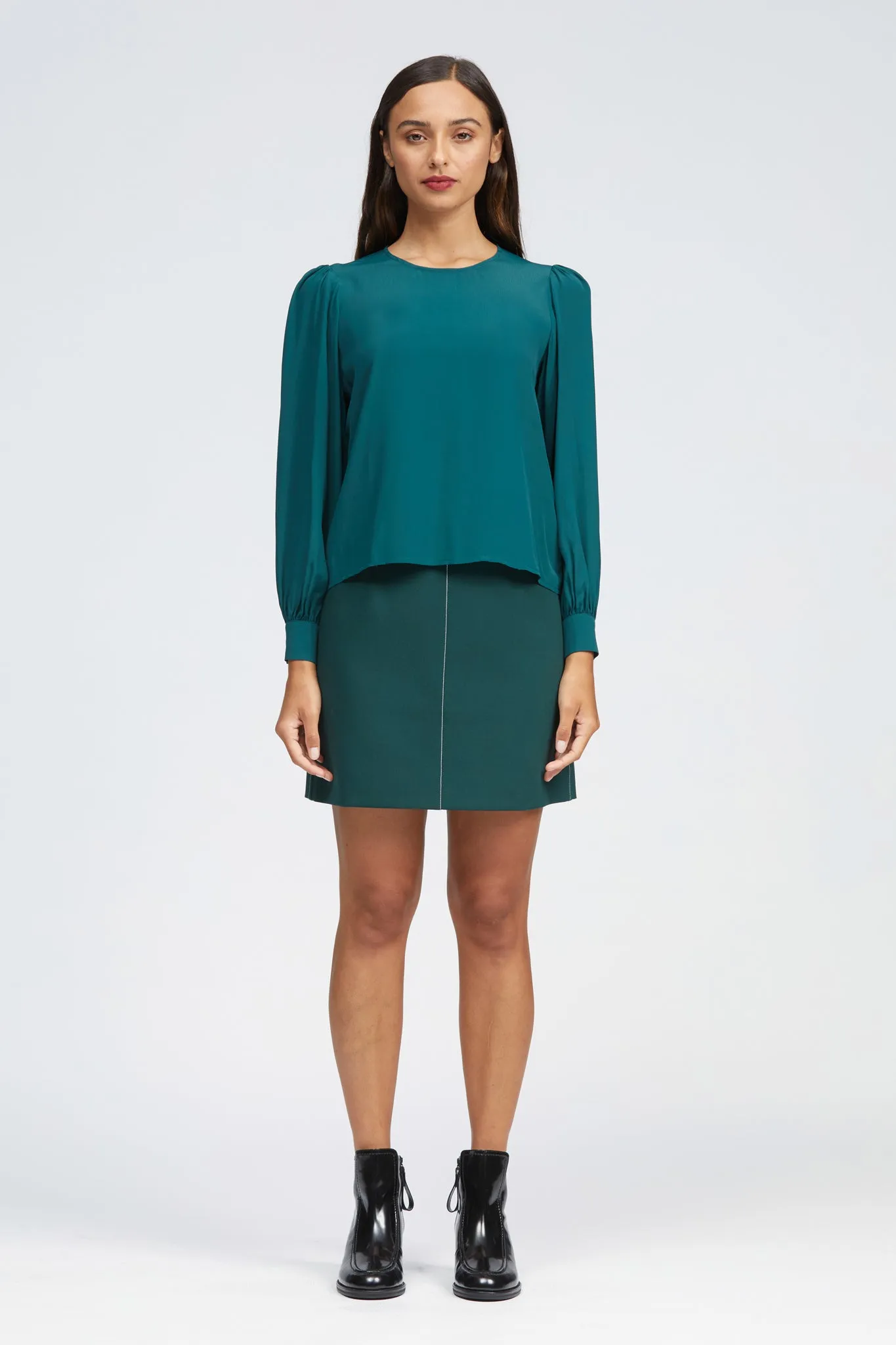 Belmont Top Dark Green