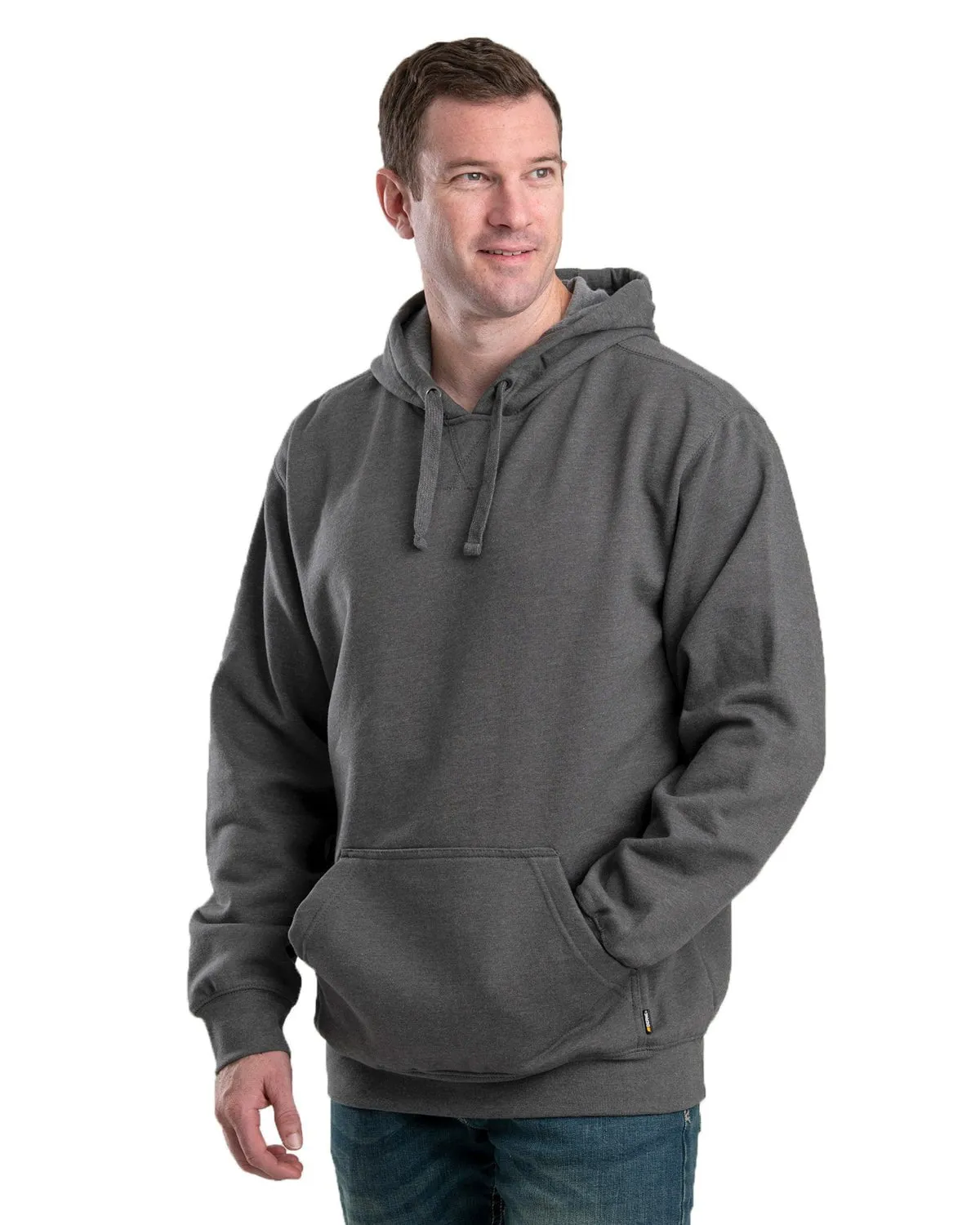 Berne Mens Tundra Pullover Graphite Hoodie