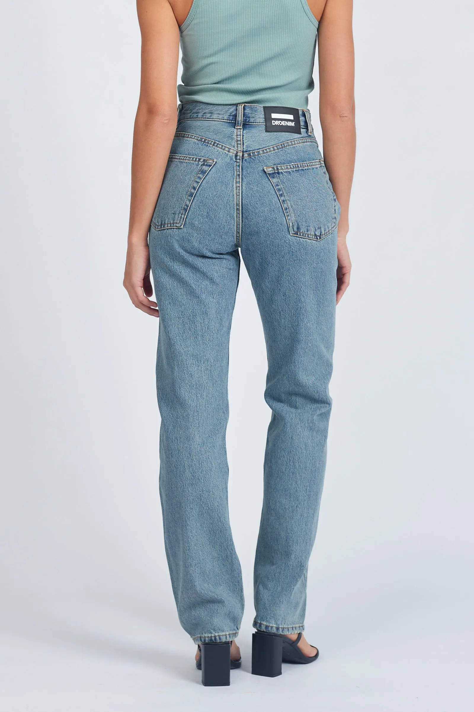 Beth Straight  Jeans - Canyon Sky Retro Dirt