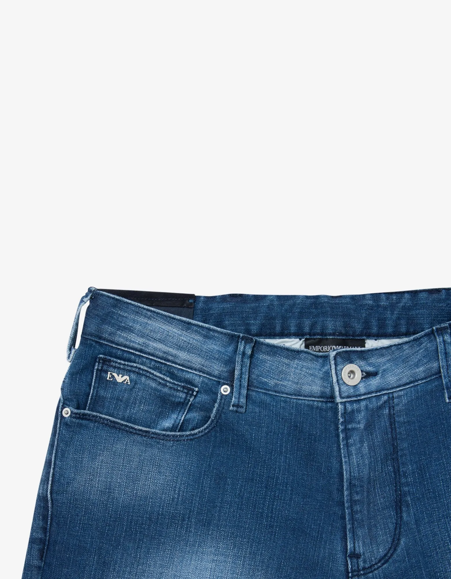 Blue Denim Bermuda Shorts