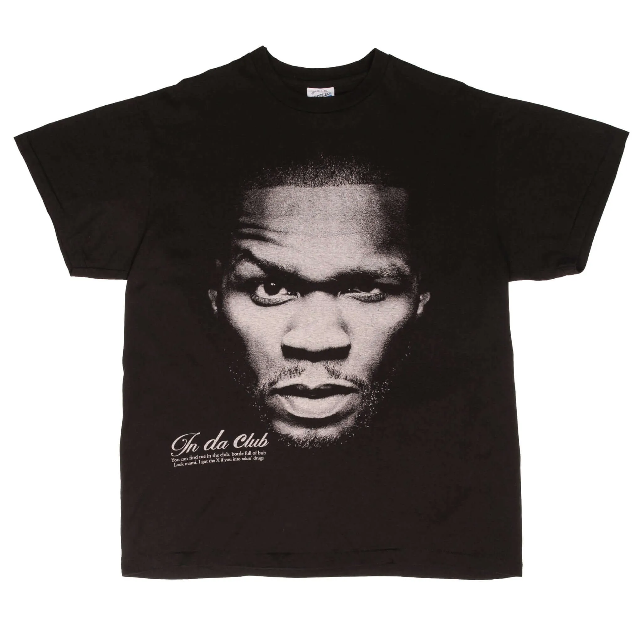 BOOTLEG FIFTY CENT IN DA CLUB RAP TEE SHIRT SIZE XL SINGLE STITCH