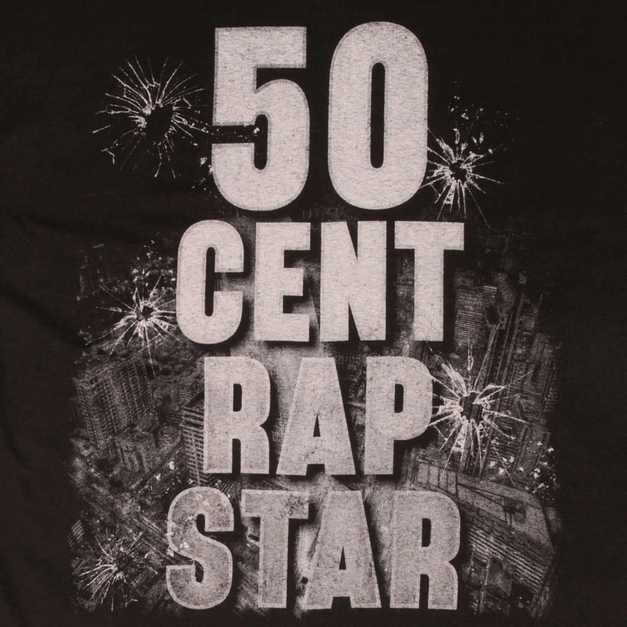 BOOTLEG FIFTY CENT IN DA CLUB RAP TEE SHIRT SIZE XL SINGLE STITCH