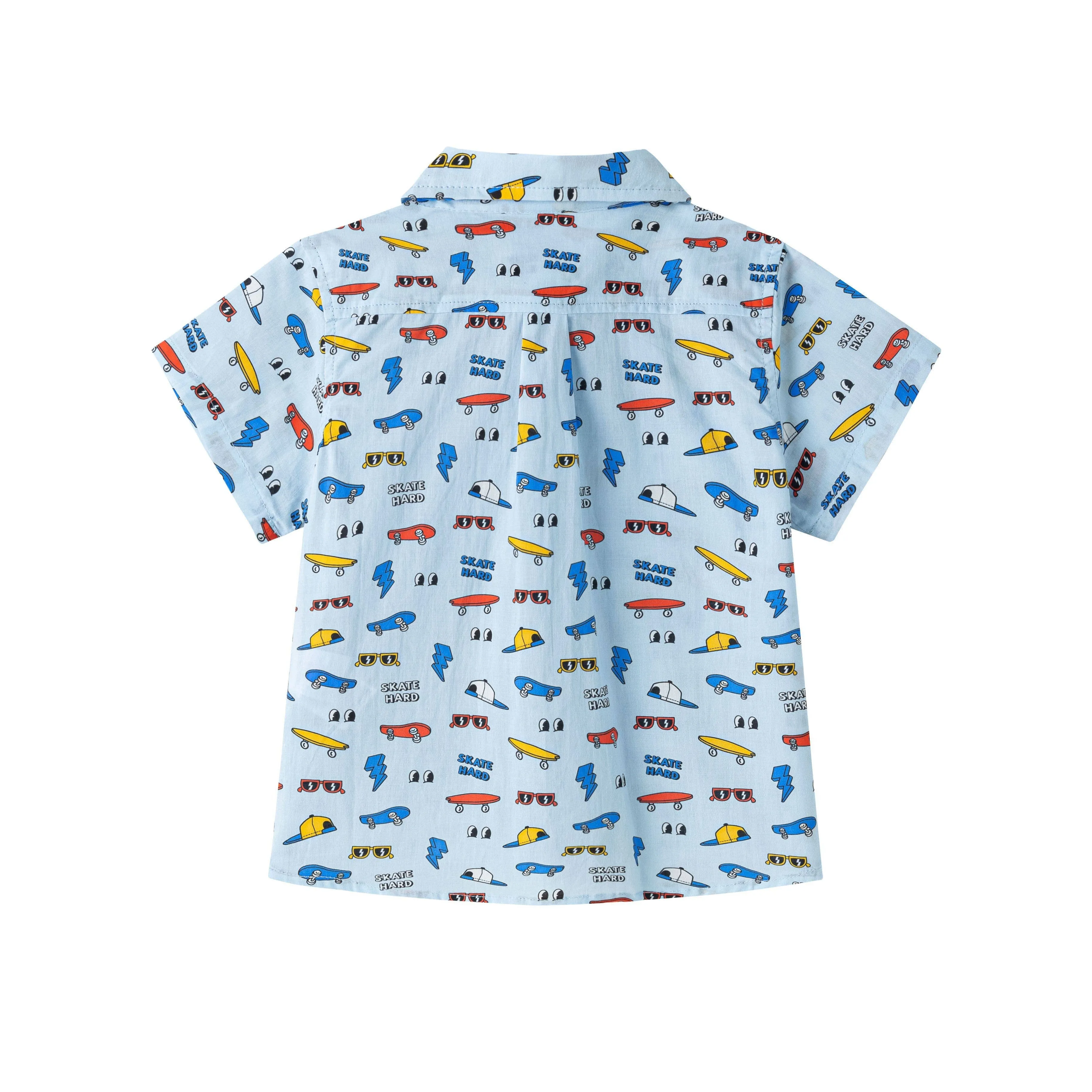 Boys Skateboard Button Up