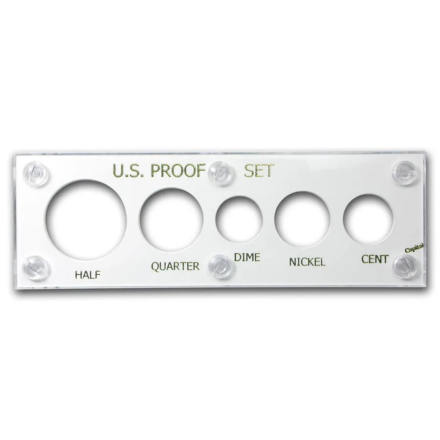 Capital Plastic Holder 5 Openings- Proof White