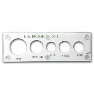 Capital Plastic Holder 5 Openings- Proof White