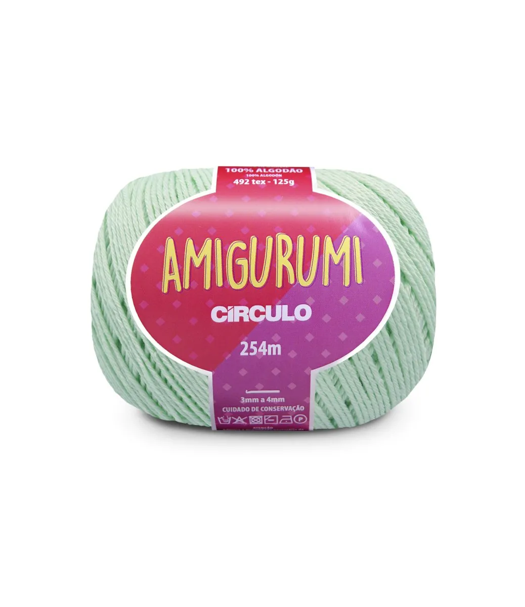 Circulo Amigurumi (EXP) 100% Cotton Yarn for Crochet and Knitting, 254m/125g