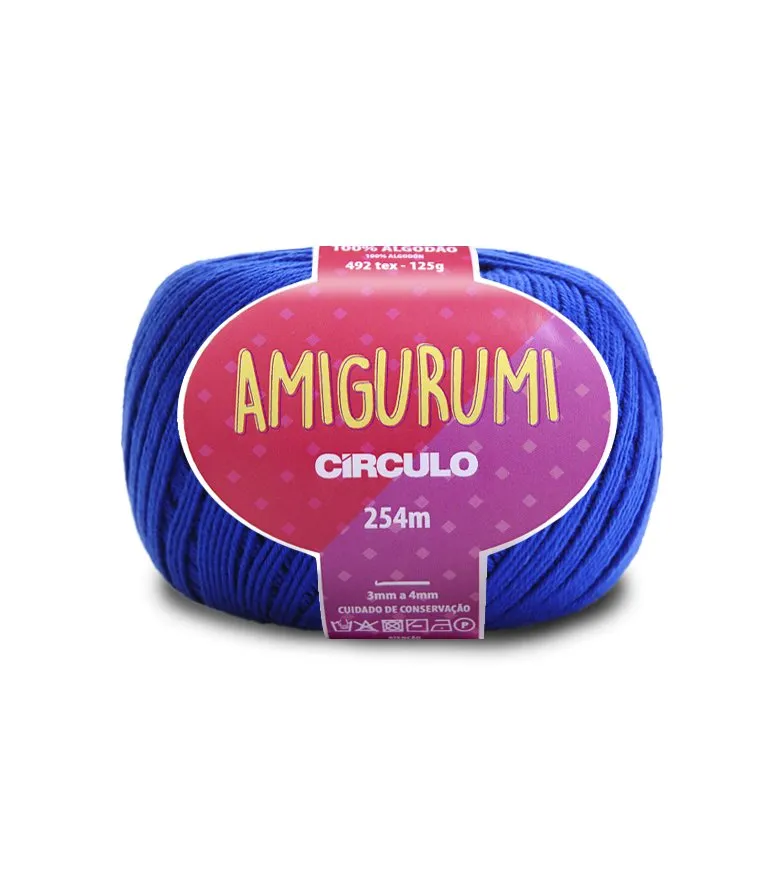 Circulo Amigurumi (EXP) 100% Cotton Yarn for Crochet and Knitting, 254m/125g