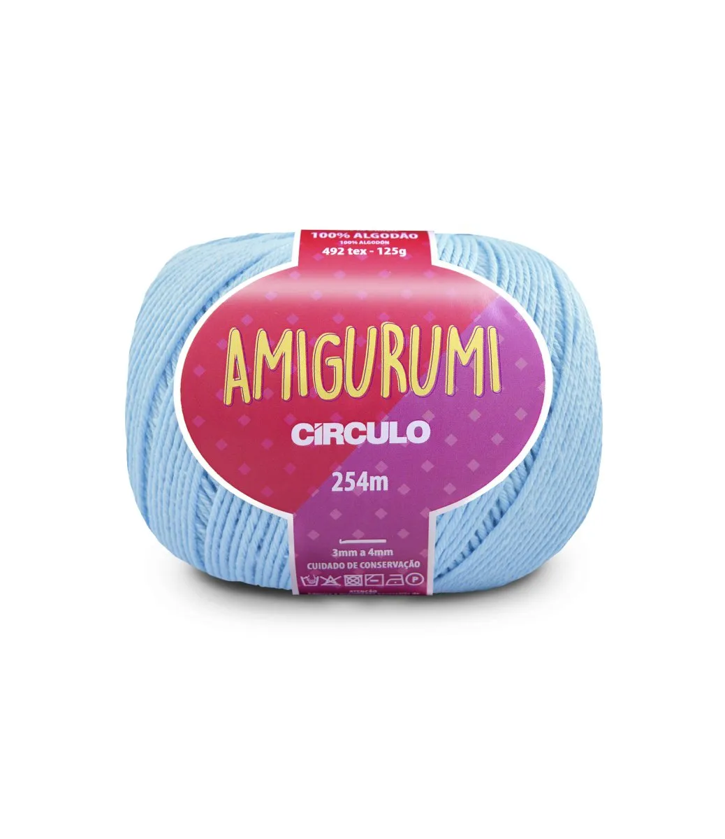 Circulo Amigurumi (EXP) 100% Cotton Yarn for Crochet and Knitting, 254m/125g