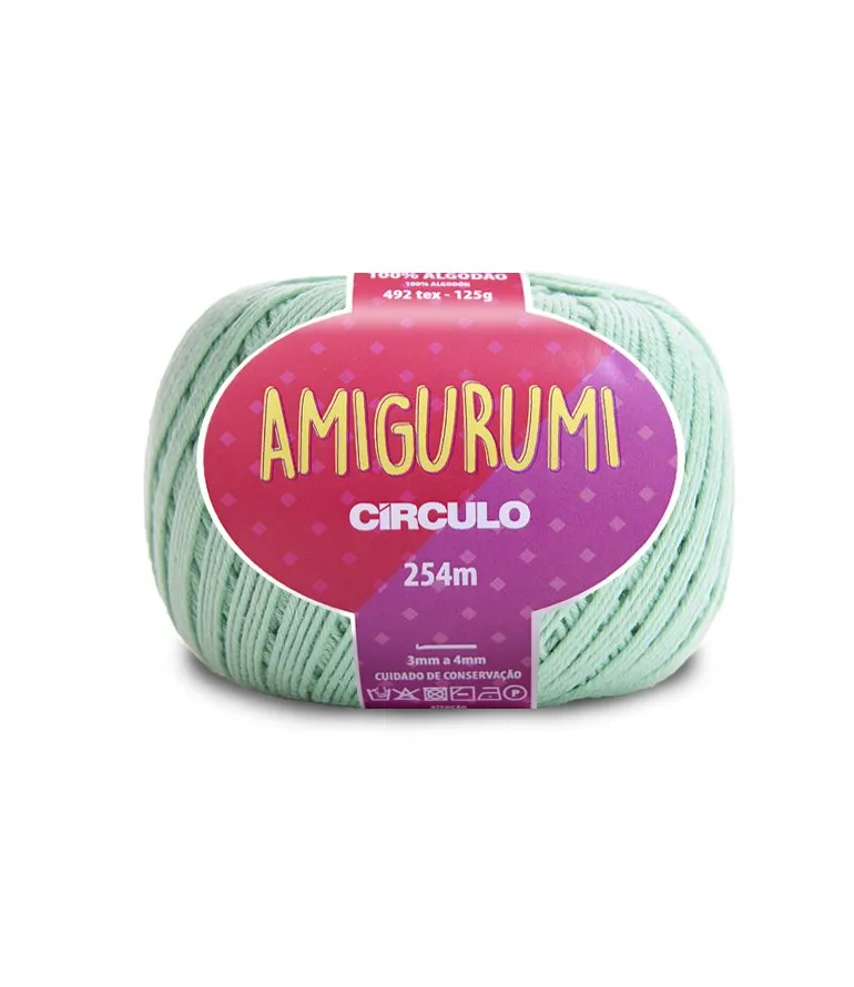 Circulo Amigurumi (EXP) 100% Cotton Yarn for Crochet and Knitting, 254m/125g