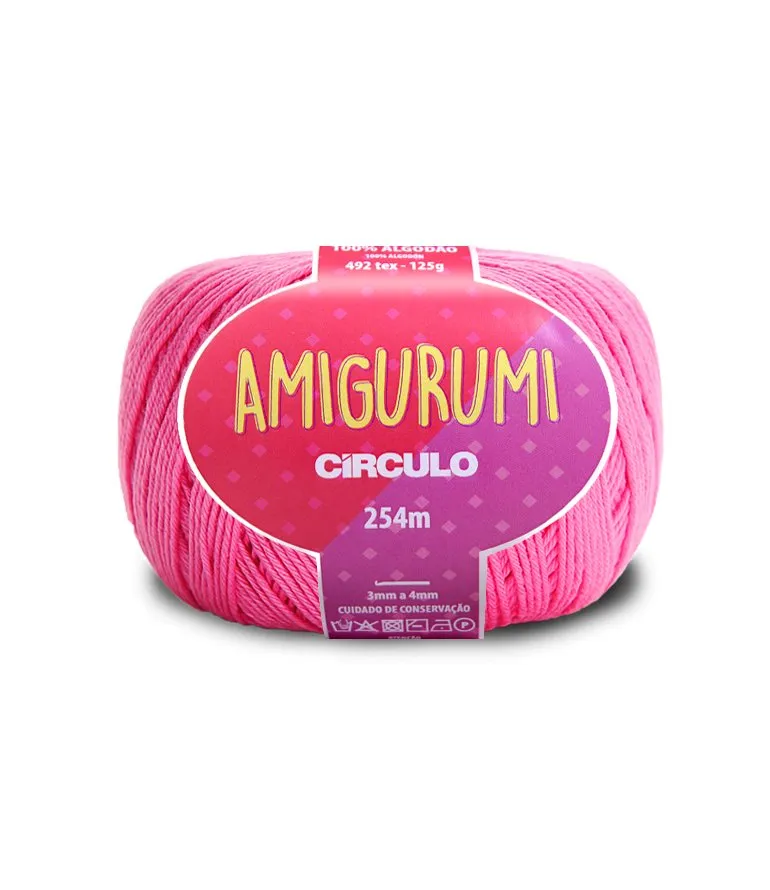 Circulo Amigurumi (EXP) 100% Cotton Yarn for Crochet and Knitting, 254m/125g