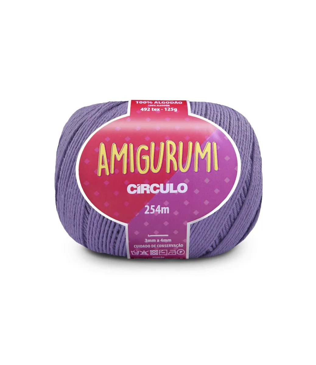 Circulo Amigurumi (EXP) 100% Cotton Yarn for Crochet and Knitting, 254m/125g