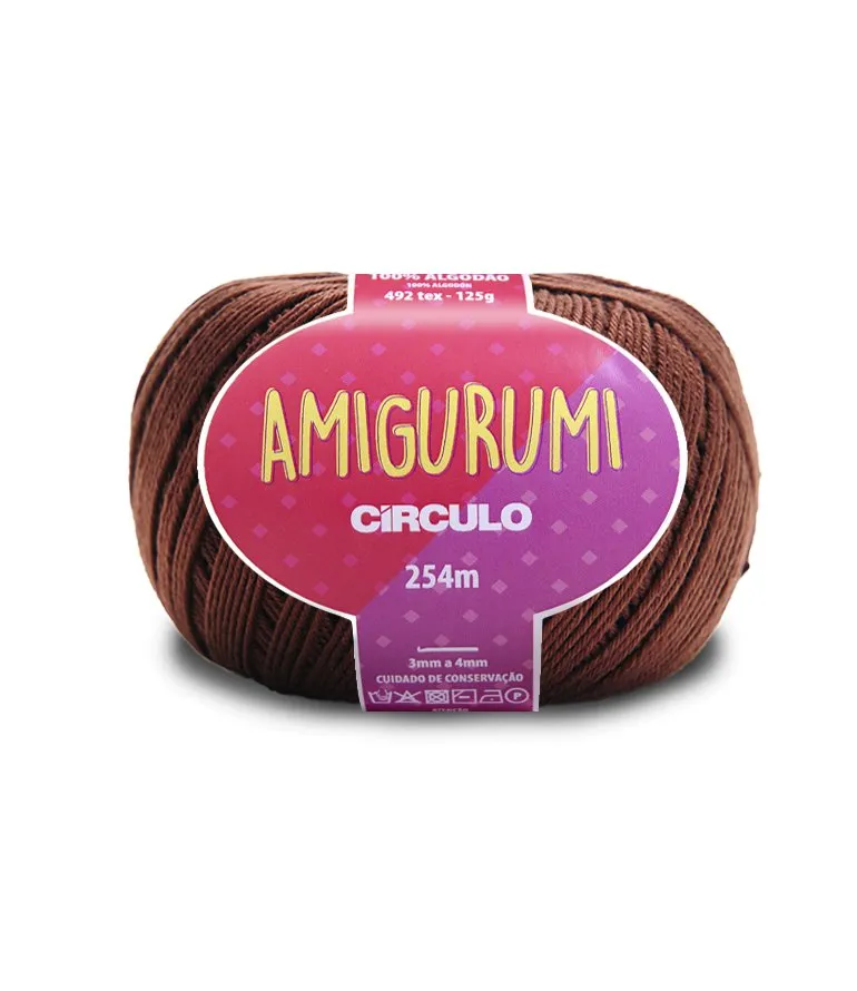 Circulo Amigurumi (EXP) 100% Cotton Yarn for Crochet and Knitting, 254m/125g