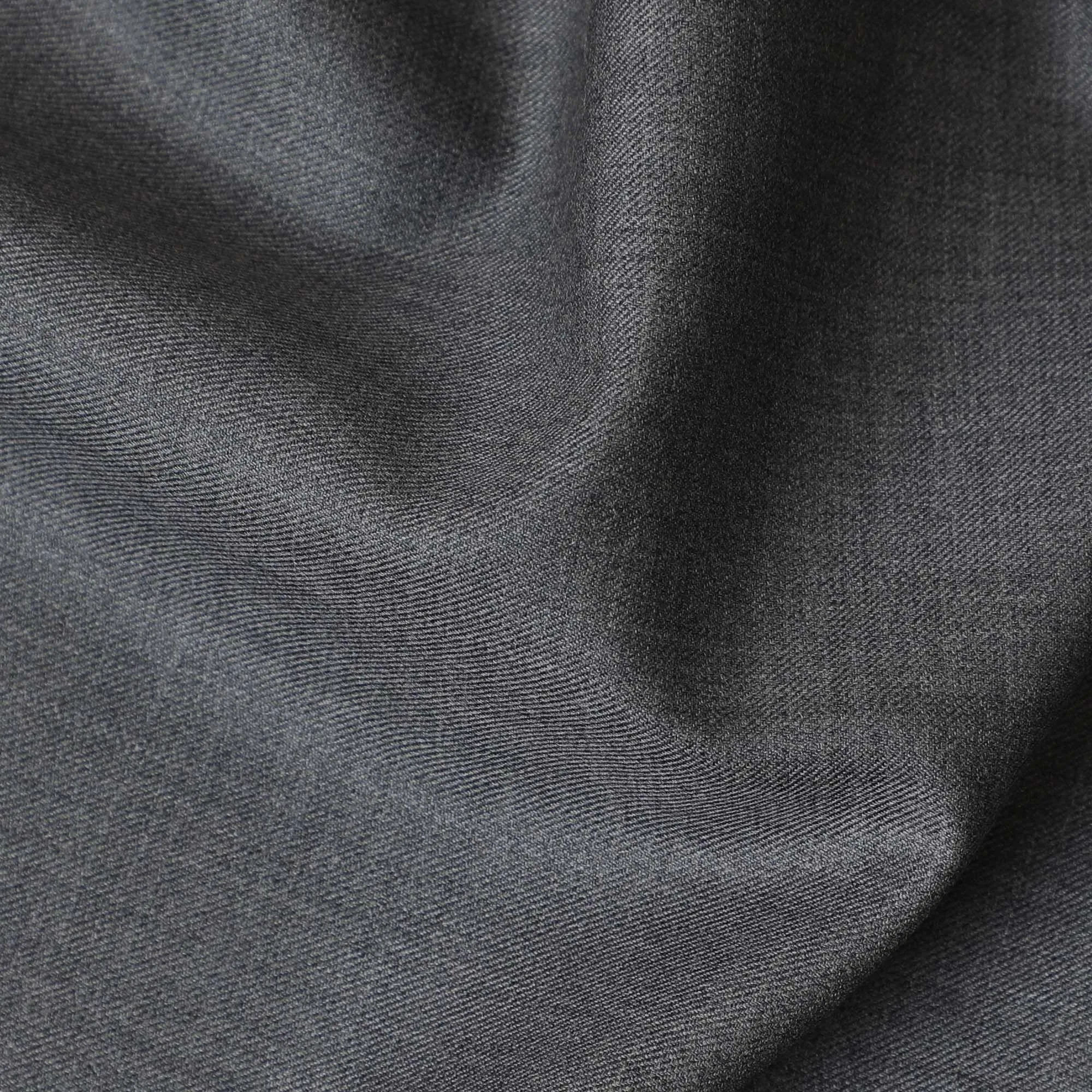 Cloud grey plain Premium super 130's Australian superfine merino wool suiting fabric-D11442