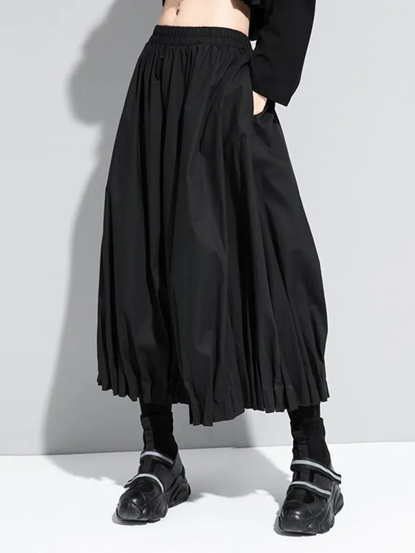 Cool Loose Ruffled Wide Leg Pants