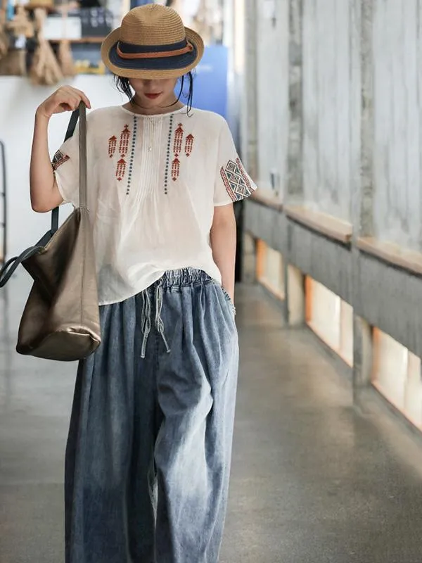 Cotton Original Loose Wide Leg Pants