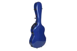 Crossrock CRF2021CBL Classical Full Size Fiberglass Guitar Case - Blue