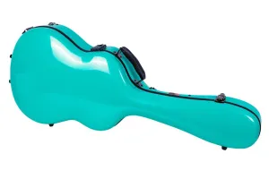 Crossrock CRF2021CMB Classical Full Size Fiberglass Guitar Case - Mint Blue