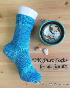 DK Pure Socks for the whole family!