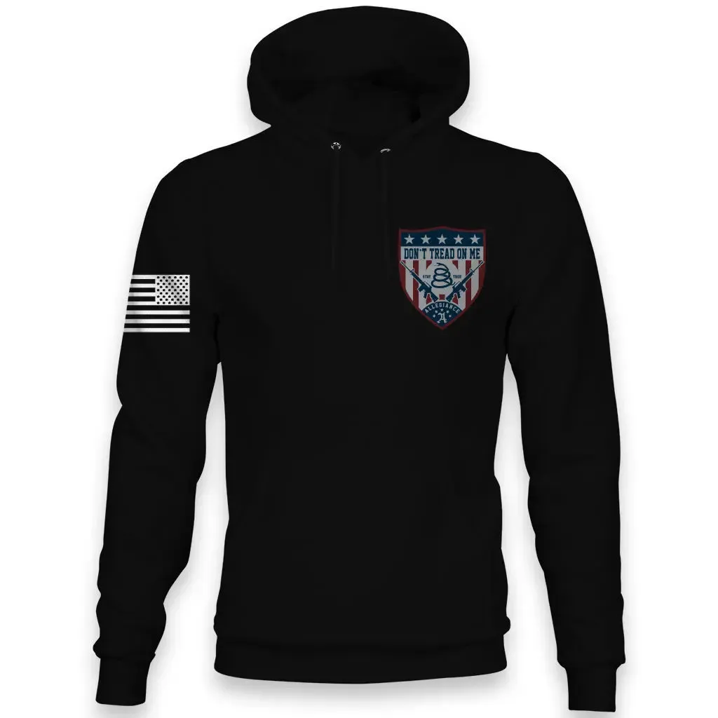 Don't Tread Shield Back Hit Hoodie