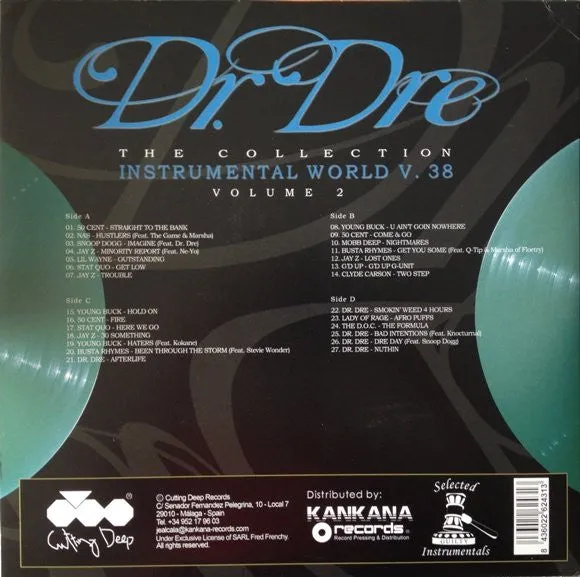 Dr. Dre – Instrumental World V.38 Volume 2 3xLP Vinyl LP Record *Unofficial Release*