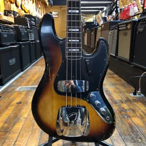 Fender Custom Shop Limited Edition Custom Jazz Bass Heavy Relic Faded Aged 3-Color Sunburst w/Hard Case