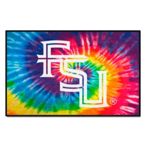 Florida State Seminoles Tie Dye Starter Mat Accent Rug - 19in. x 30in.