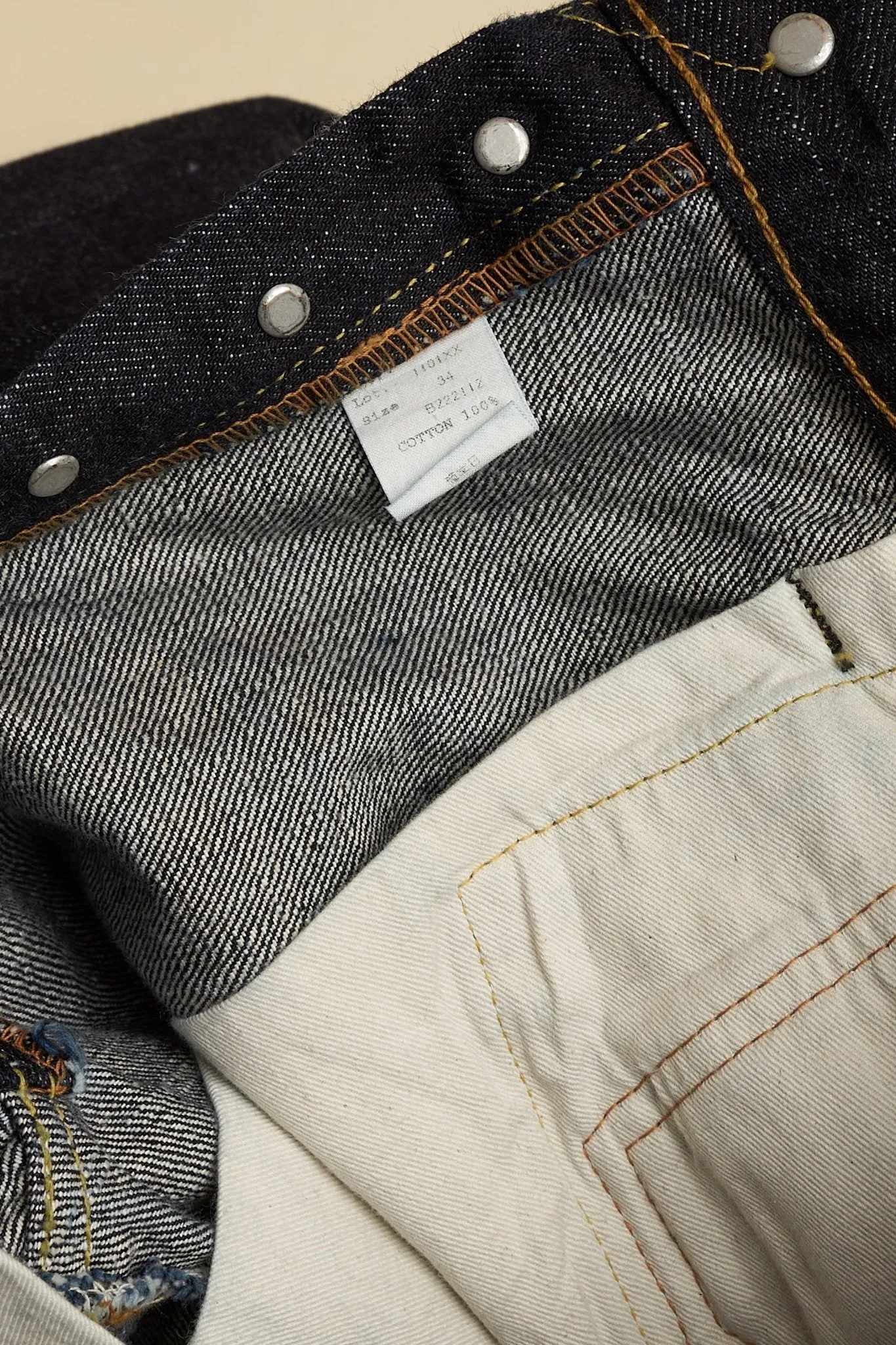 Fullcount 1101XX Straight Selvedge Denim - 15.5oz