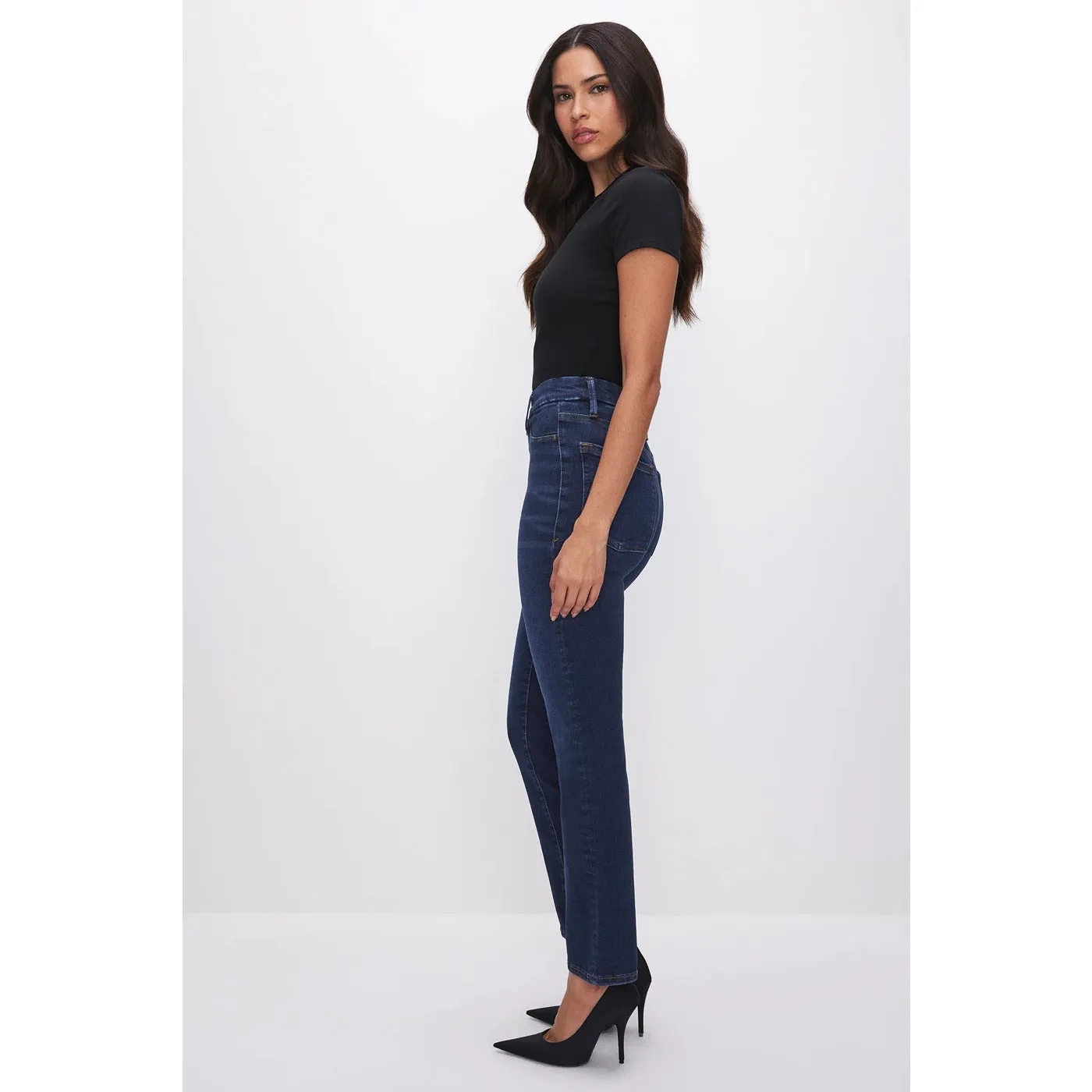 GA Power Stretch Pull-On Straight Jeans