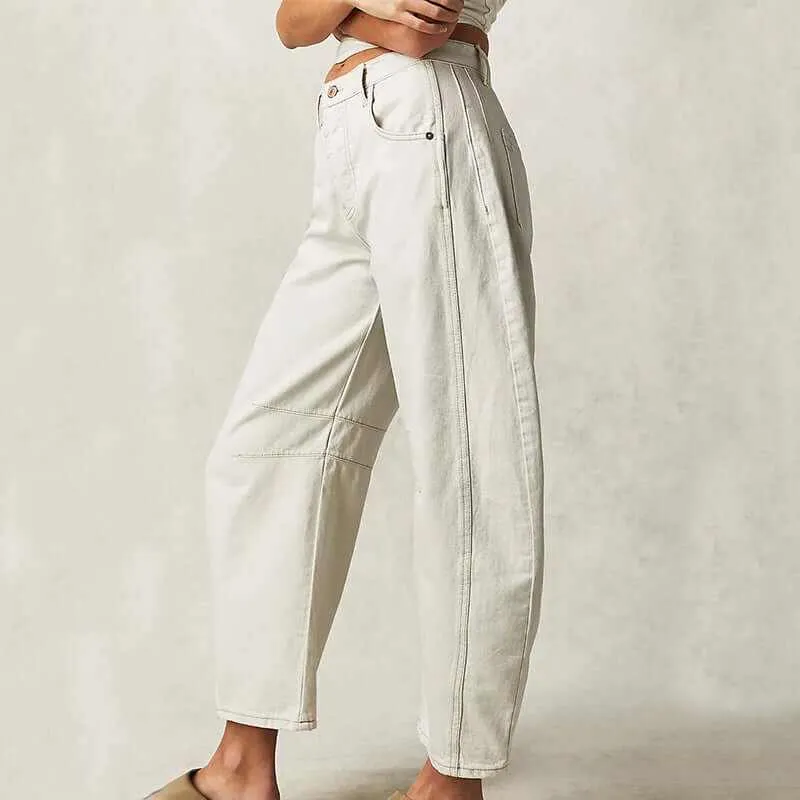 Glow Chic's Loose Wide-Leg Straight Trousers