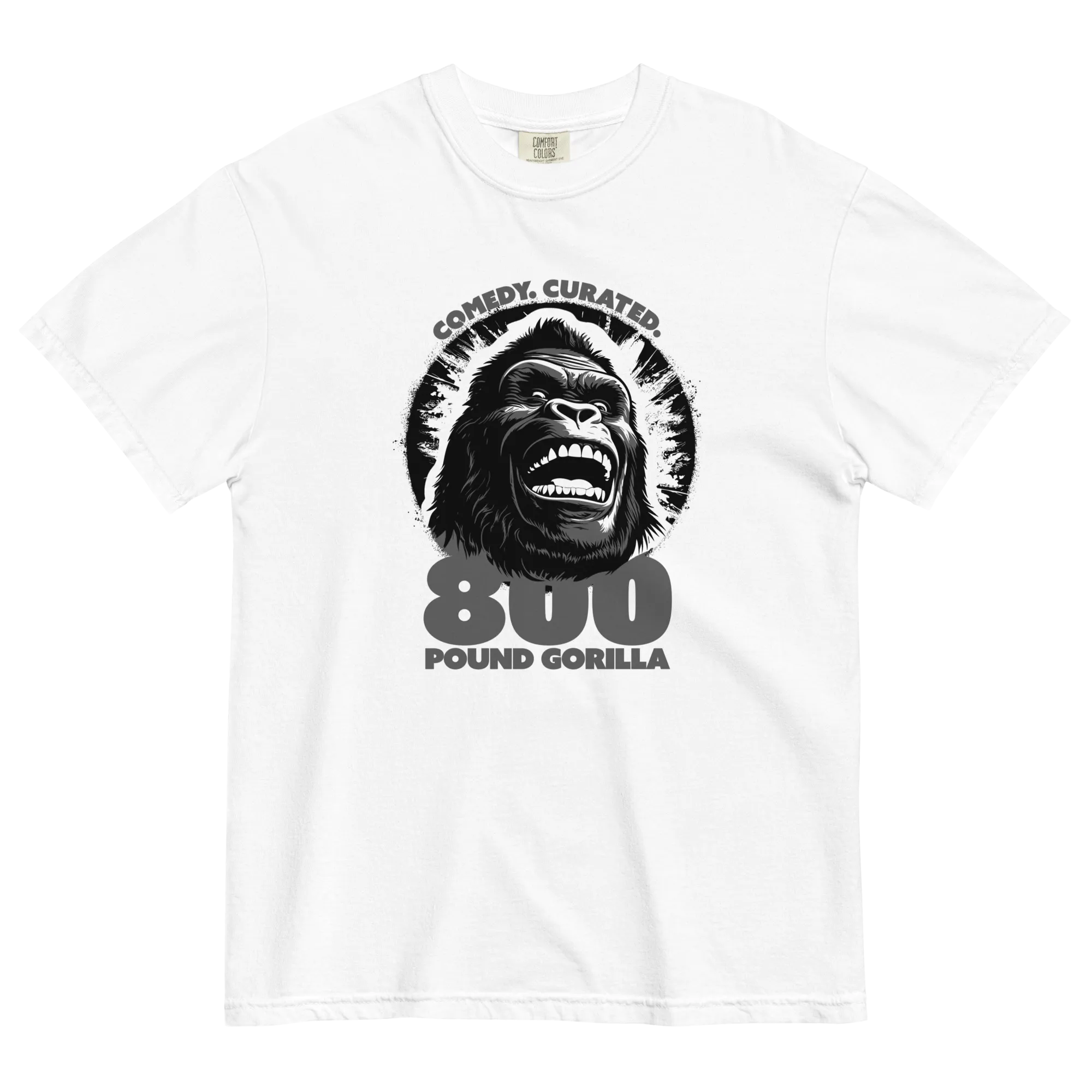 Gorilla Head Tee: White