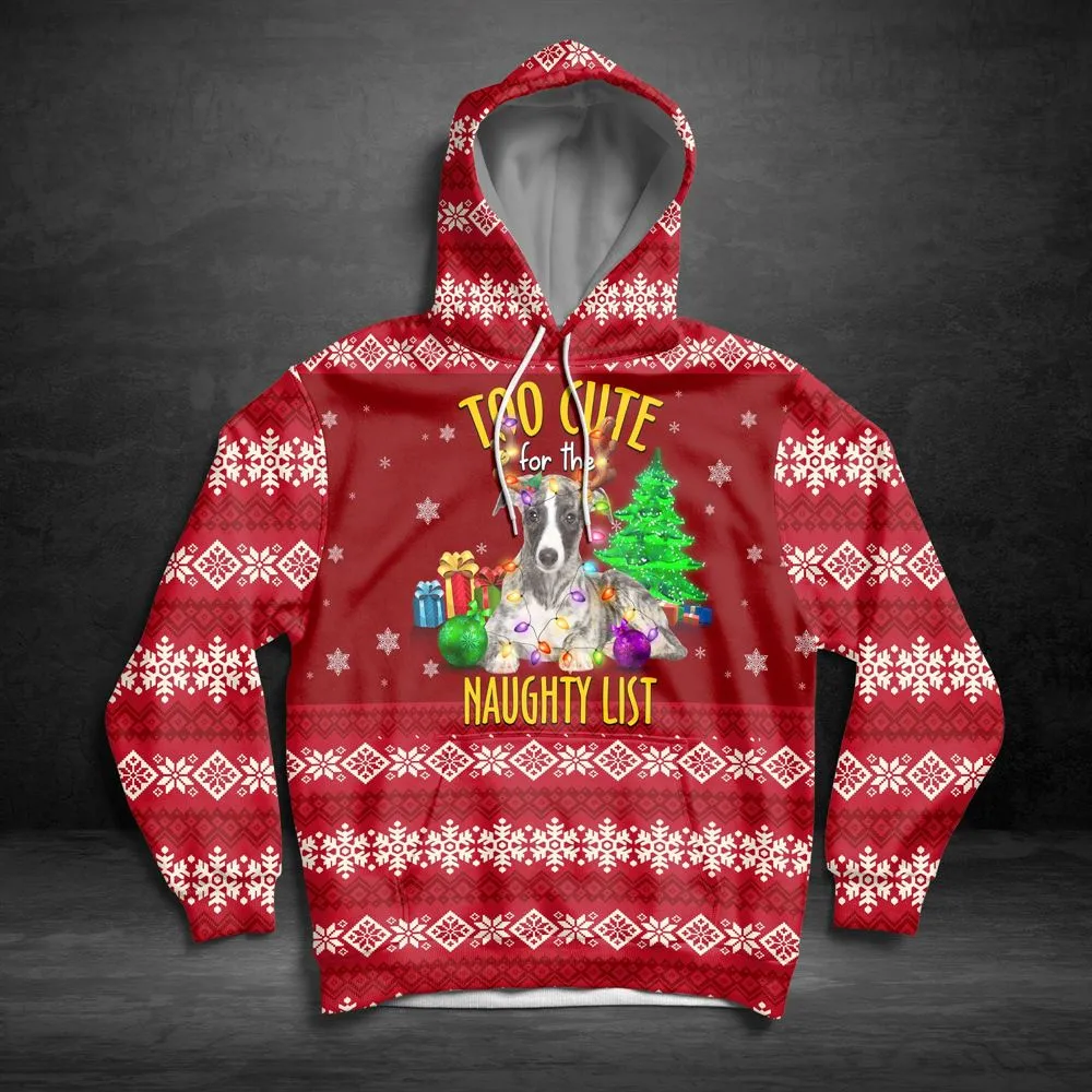 Greyhound Too Cute All Over Print 3D Hoodie For Men And Women, Best Gift For Dog lovers, Best Outfit Christmas