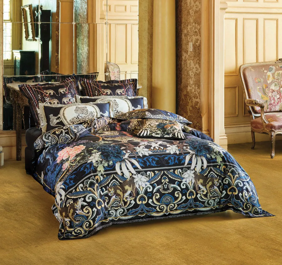 Hollywood Heist Quilt Cover Set Range Navy