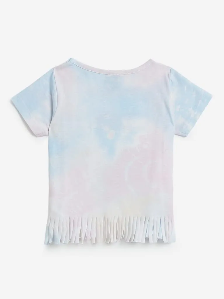 HOP Kids Multicolour Tie-Dye Print Frida Top