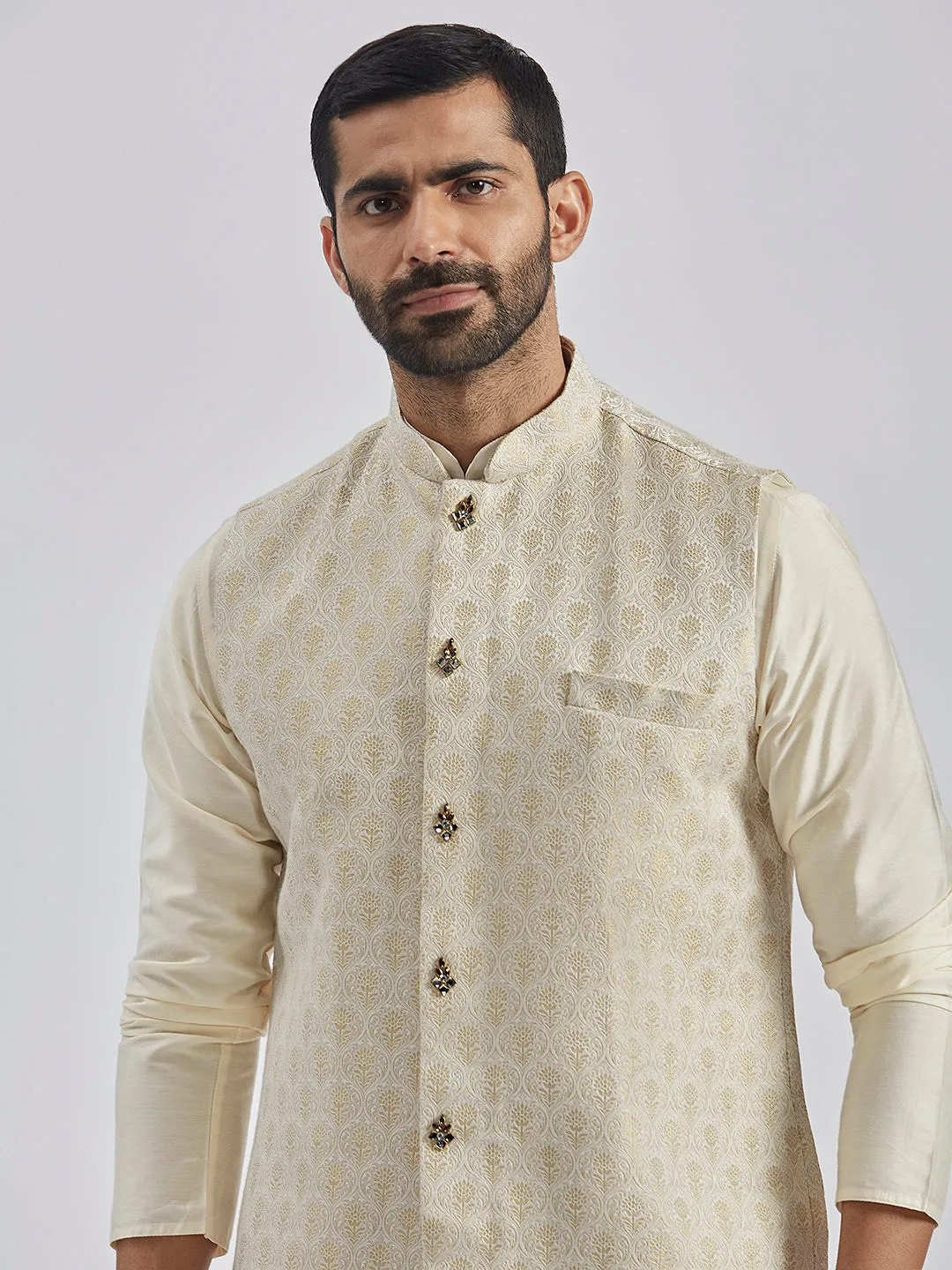 Jashvi Men's Gold - Jodhpuri