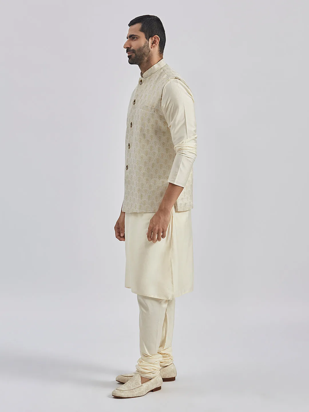 Jashvi Men's Gold - Jodhpuri