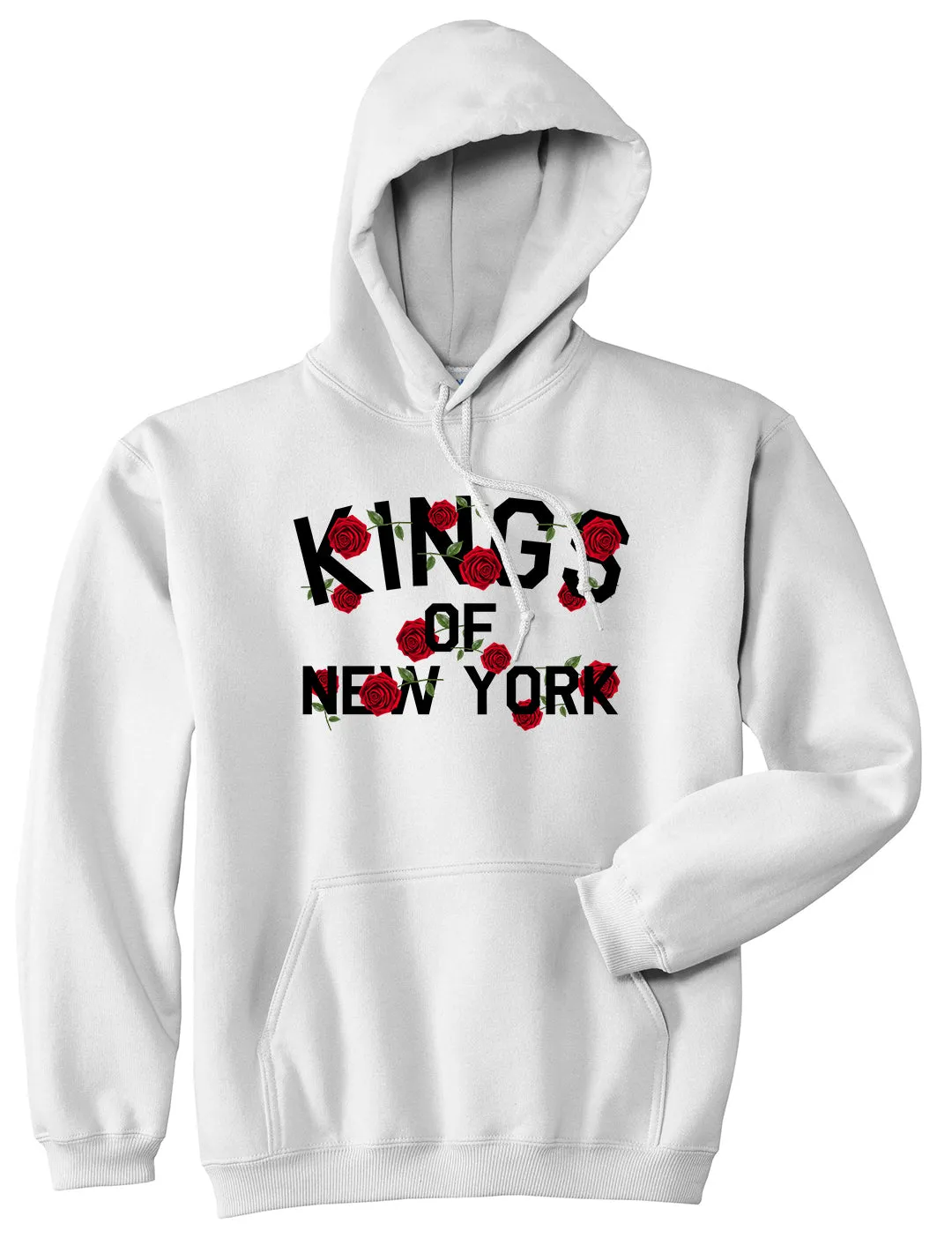 Kings Of New York Rose Garland Pullover Hoodie