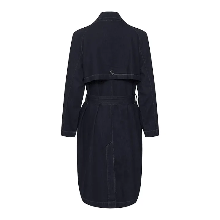 Lara 115 Trench Dark Blue