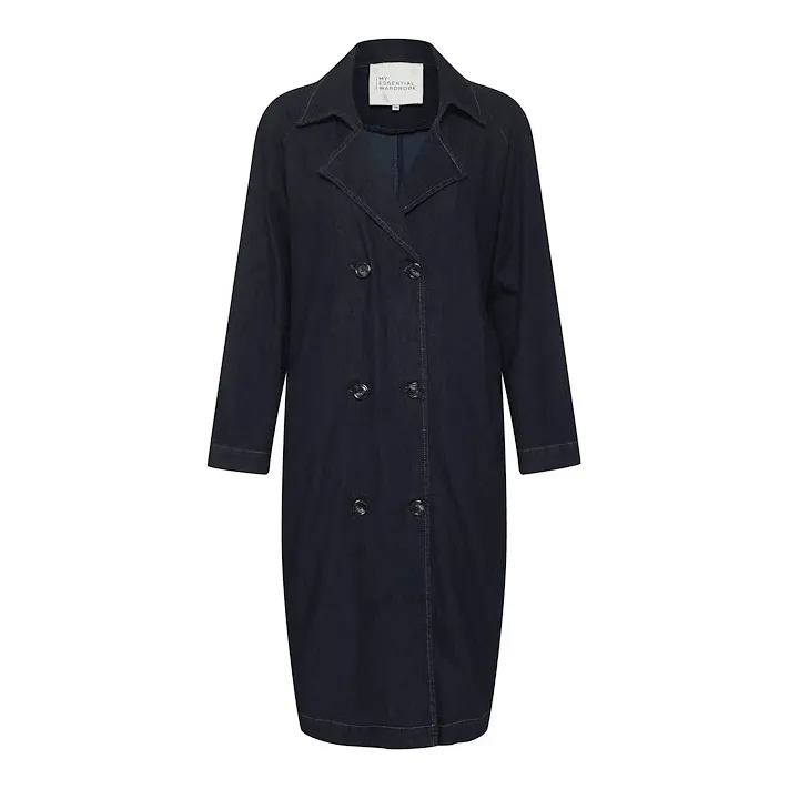 Lara 115 Trench Dark Blue