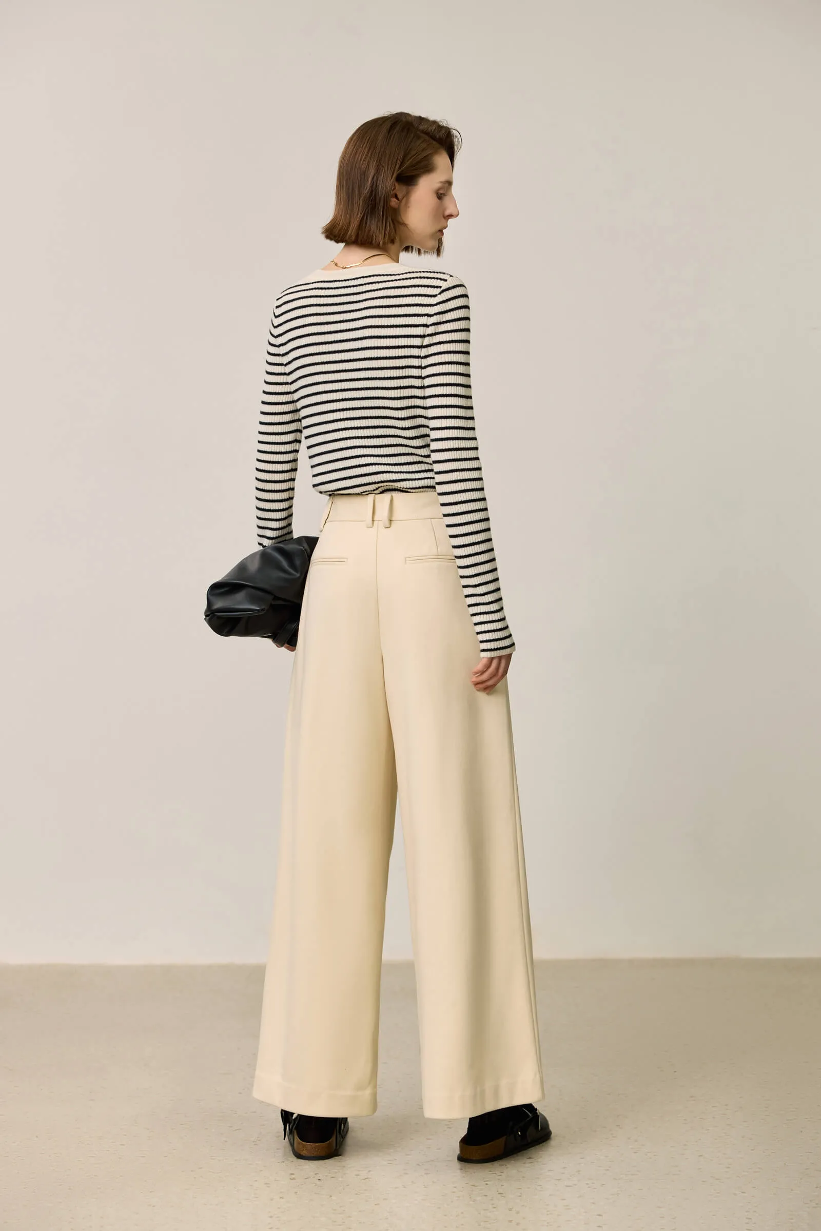 LILY Retro Loose-Fit Wide-Leg Pants