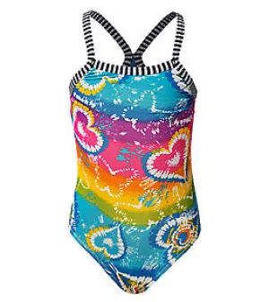 LITTLE DOLFINS Tie Dye Valentine V-2 Back