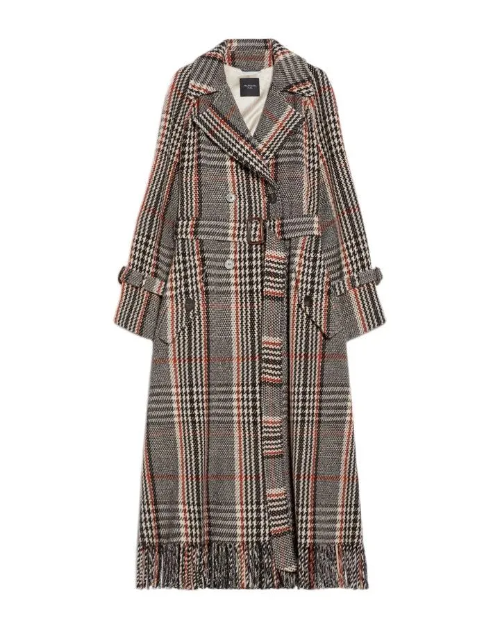 Max Mara Weekend Gommoso Plaid Coat