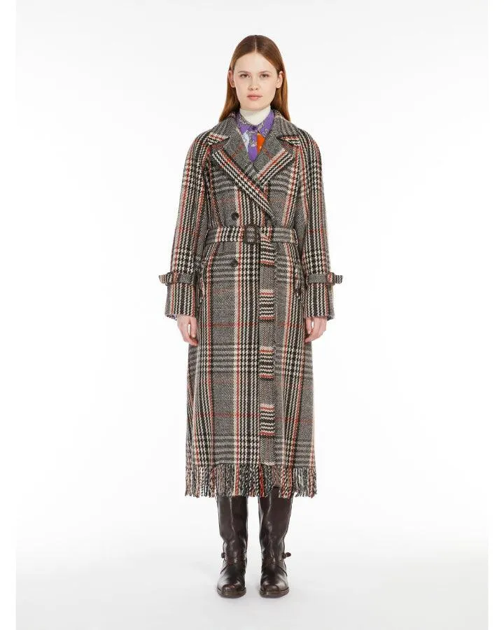 Max Mara Weekend Gommoso Plaid Coat