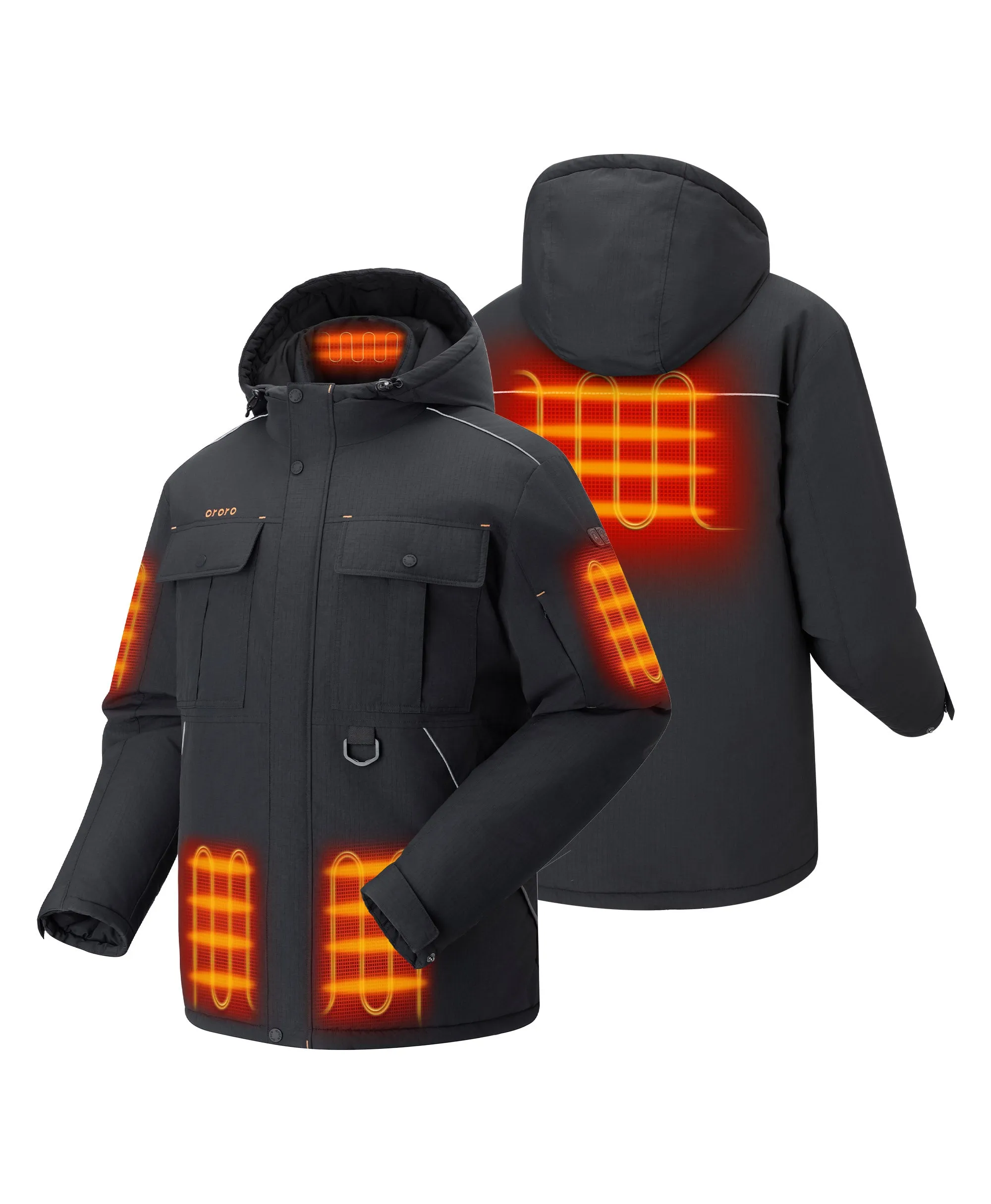 Missoula SureWarm® Men's 6-Zone Dual-Control Dual-Source Heated Jacket